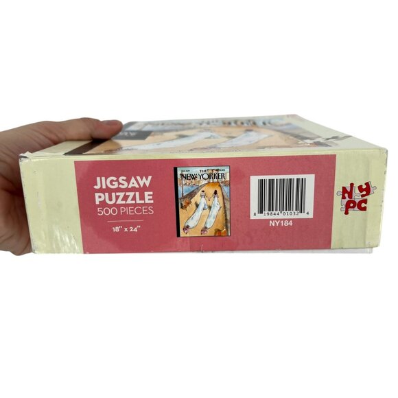 The New Yorker Wedding Season Puzzle 500 Pieces Bary Blitt Two Brides on Bridge - Picture 4 of 16